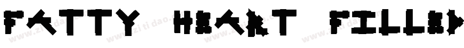 Fatty Heart Filled字体转换